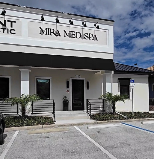 Mira Med Spa storefront at 1110 Bloomingdale Avenue, Valrico, FL